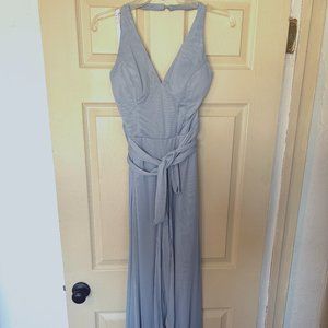 Azazie Bridesmaid "Dua" Jumpsuit- Dusky Blue